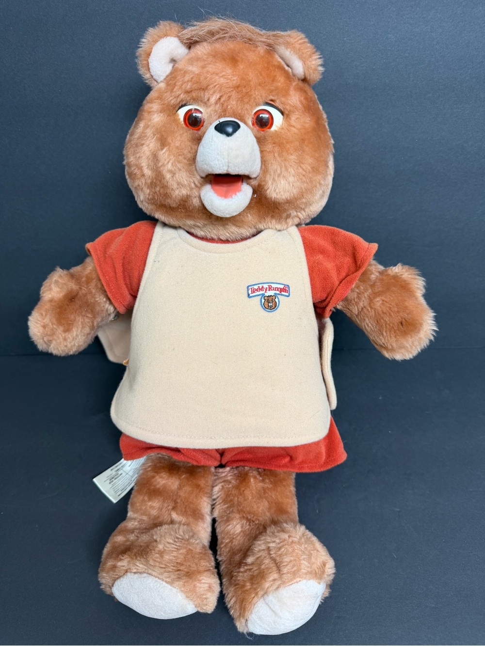 Vtg 1985 Teddy Ruxpin Worlds of Wonder Animatronic Talking Bear Working